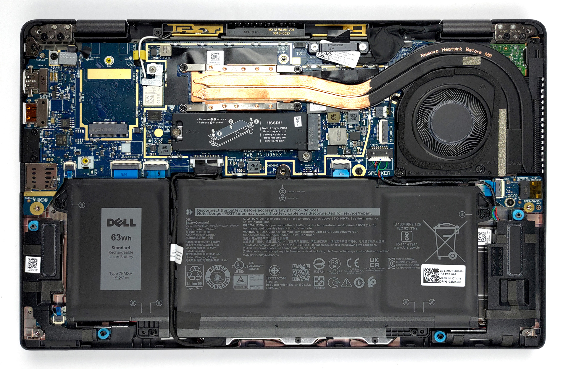 How to replace and fix DELL Latitude 7320S E7320 FHD RGB 30pin 0.4mm LED DC02C00QR00 0Y5WMD LCD Cable (Dell Latitude 13 7320)
